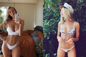 Australų modelis atrado neįtikėtiną krūtinės didinimo būdą