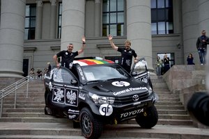 Benediktas Vanagas pristatė naują Dakaro automobilį – visureigis turi svarbų patobulinimą