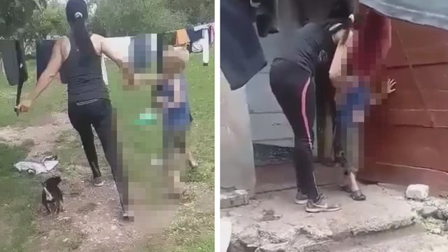 Lietuvoje plinta žiaurus vaizdo įrašas – mama keikiasi ir tranko vaikus