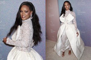 Rihanna gerbėjus stebino elegantišku įvaizdžiu