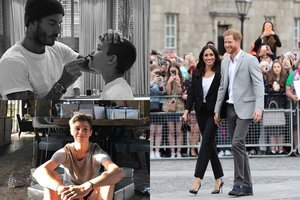 Žvaigždžių savaitėje – naujas karališkos šeimos džiaugsmas bei šventė Beckhamų namuose