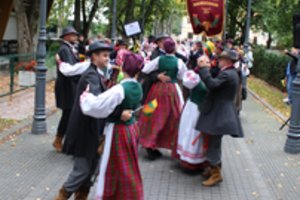 Palanga dūzgia: kurorte skamba liaudies muzika ir sukasi šokėjų poros