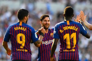 „Barcelona“ iškovojo pergalę, „Atletico“ ir „Real“ barstė taškus