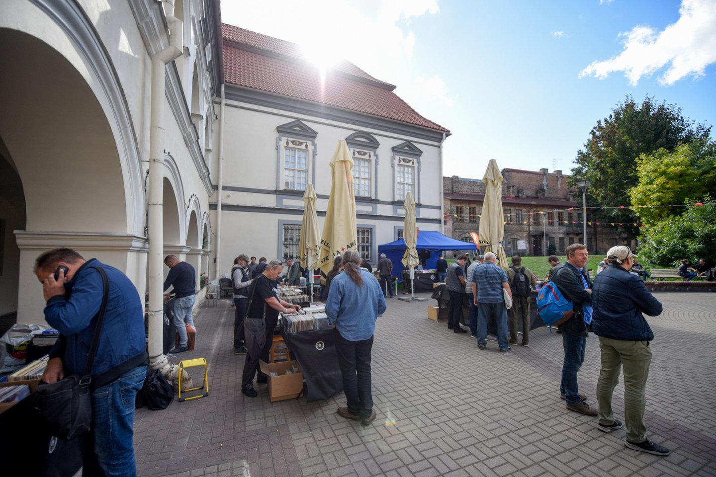  Melomanai ir atlikėjai Vilniuje rinkosi į vinilo festivalį.<br> D.Umbraso nuotr.