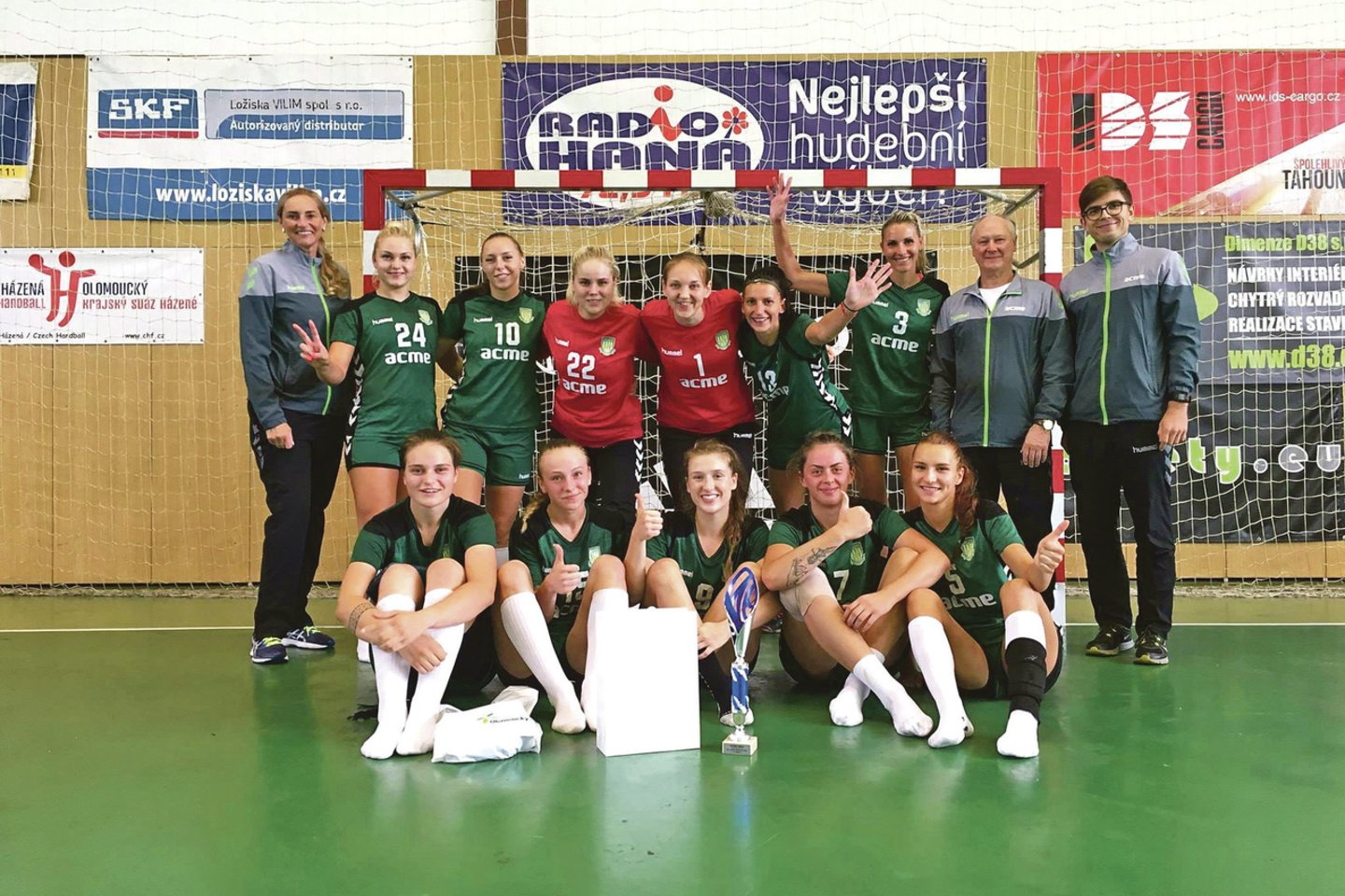 Kauno „ACME-Žalgirio“ rankininkės turnyre Čekijoje iškovojo trečiąją vietą.<br>Nuotr. iš asmeninio archyvo