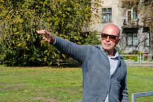 Egidijus Sipavičius Kauno Šančiuose parodė, kur praleido vaikystę