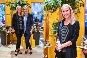 Renginyje žibėjusios Vytauto Juozapaičio žmona Eglė ir dukra Ieva – tarsi seserys