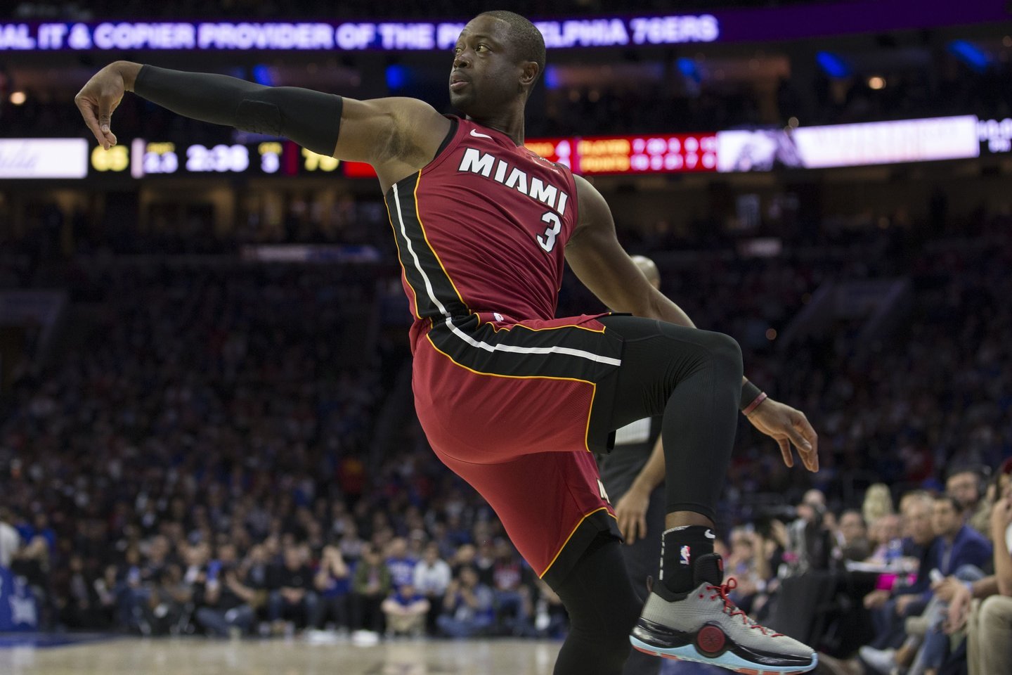  D.Wade'as sužais paskutinį sezoną NBA.<br> AFP/Scanpix nuotr.