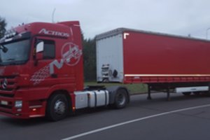 Šalčininkų punkte sulaikytas Rumunijoje ieškotas vilkikas