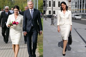 Gitano Nausėdos žmona rodo praktiškumą: pasipuošė prieš 10 metų vilkėtu kostiumėliu