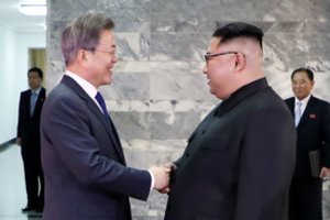 Pietų Korėjos prezidentas susitinka su Kim Jong Unu