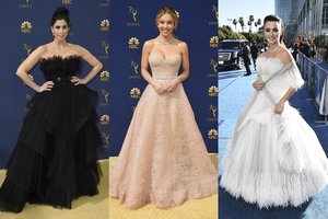 „Emmy“ apdovanojimų raudonas kilimas nustebino ir visko mačiusius