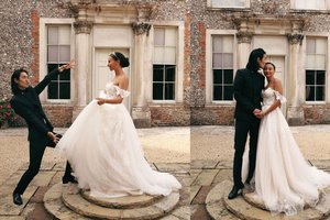 Atlikėjo Paulo Wellerio dukra ir „Calvin Klein“ modelis iškėlė veganiškas vestuves