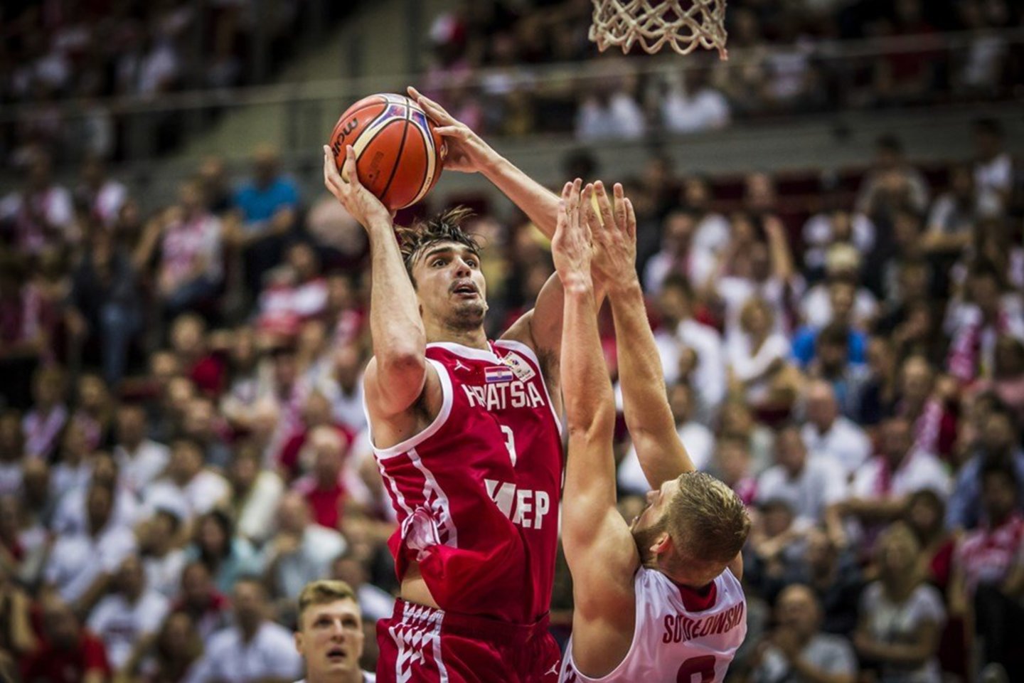  Kroatų negelbėjo net ir geras D.Šaričiaus žaidimas.<br> FIBA nuotr.