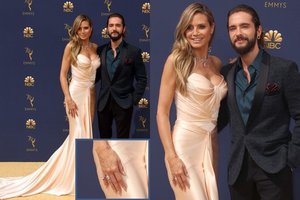 45-erių Heidi Klum užminė mįslę apie sužadėtuves su grupės „Tokio Hotel“ lyderiu