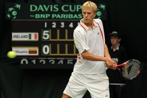 L. Mugevičiui Kazachstane nepavyko patekti į teniso turnyro ketvirtfinalį