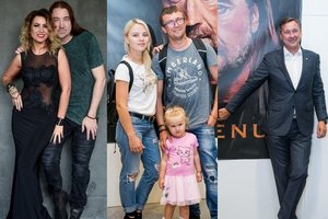 Dainininkas V. Kovaliovas 50-ąjį gimtadienį su mylimąja ir bičiuliais atšventė scenoje