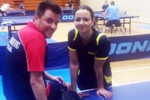 R. Paškauskienė pateko į Europos čempionato mišrių dvejetų varžybų pusfinalį 