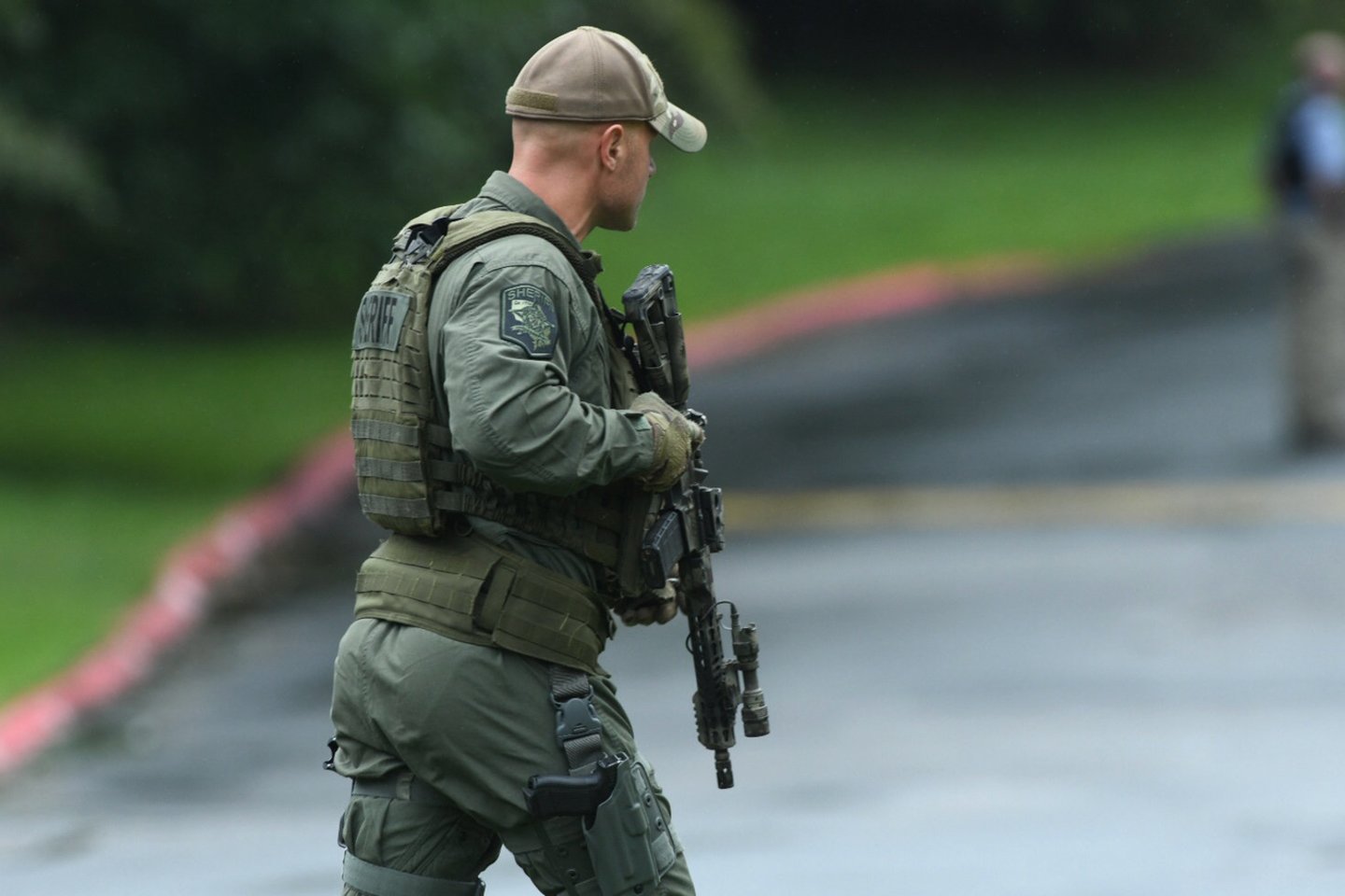  JAV Merilando valstijos šiaurės rytuose ketvirtadienį įvyko šaudynės, esama aukų, praneša pareigūnai.<br>AP nuotr.