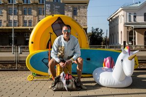 Su vėžiu kovojantis Žilvinas Grigaitis neapleidžia linksmų vakarėlių