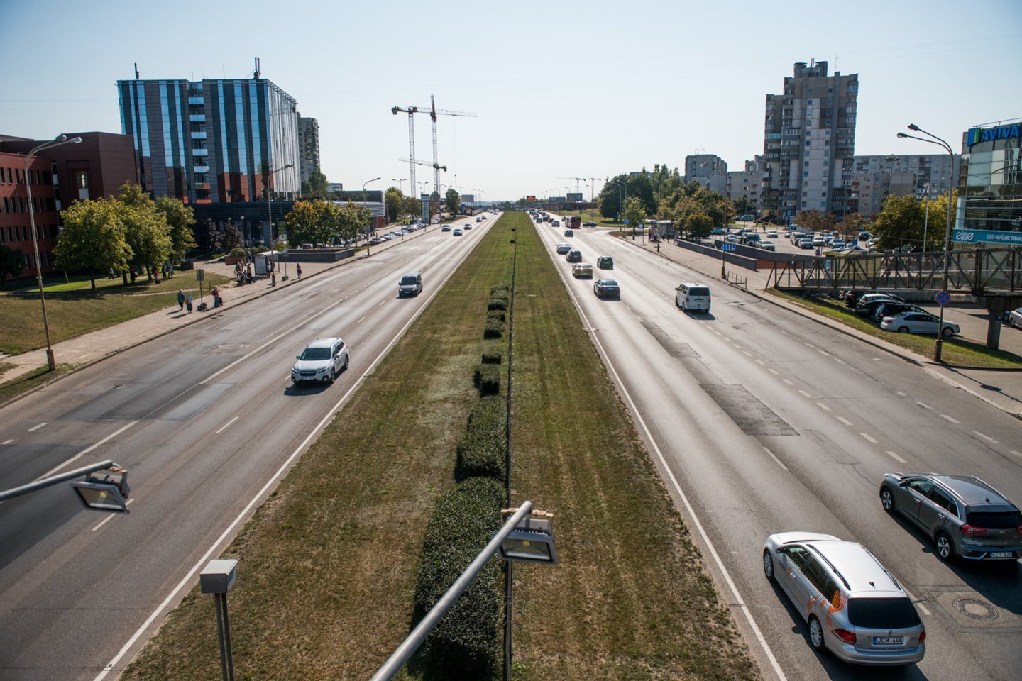 Vilniaus savivaldybės atstovai teigia, kad sostinėje veikia žalieji transporto koridoriai, tačiau realybėje jų teisingas veikimas priklauso nuo labai daug faktorių.<br> D.Umbraso nuotr.