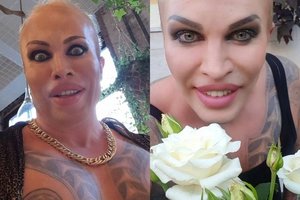 Rusiškasis lėlė Kenas pasaulį šokiruoja ekscentriška išvaizda