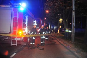 Per gaisrą Šilutės rajone nukentėjo žmogus