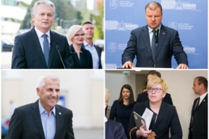 Reitingai: kandidatams į prezidento postą gali tekti žaisti skirtingose lygose