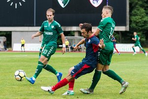 „Stumbro“ ir „Kauno Žalgirio“ lygiosios vainikavo Kauno stadiono griovimo darbų pradžią