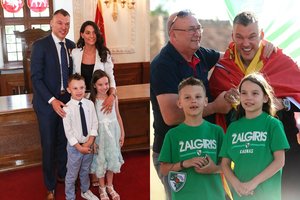 Annos Doukos ir Šarūno Jasikevičiaus namuose – ypatinga šventė