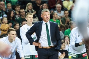 Š. Jasikevičius įvertino pergalę: „Pirmoji pusė buvo labai bloga“