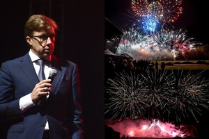 Įspūdingame fejerverkų festivalyje Vilniuje – seniai girdėtas Jonas Radzevičius
