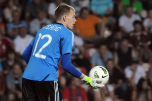 Vytautas Černiauskas Bulgarijoje neleido įmušti baudinio į savo ginamus vartus