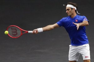 „Laver Cup“ turnyre - R. Federerio pergalė ir N.  Džokovičiaus nesėkmė 