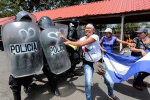 Nikaragvoje per protestą prieš vyriausybę žuvo vienas žmogus