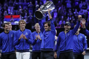„Laver Cup“ teniso turnyre europiečiai pranoko likusį pasaulį