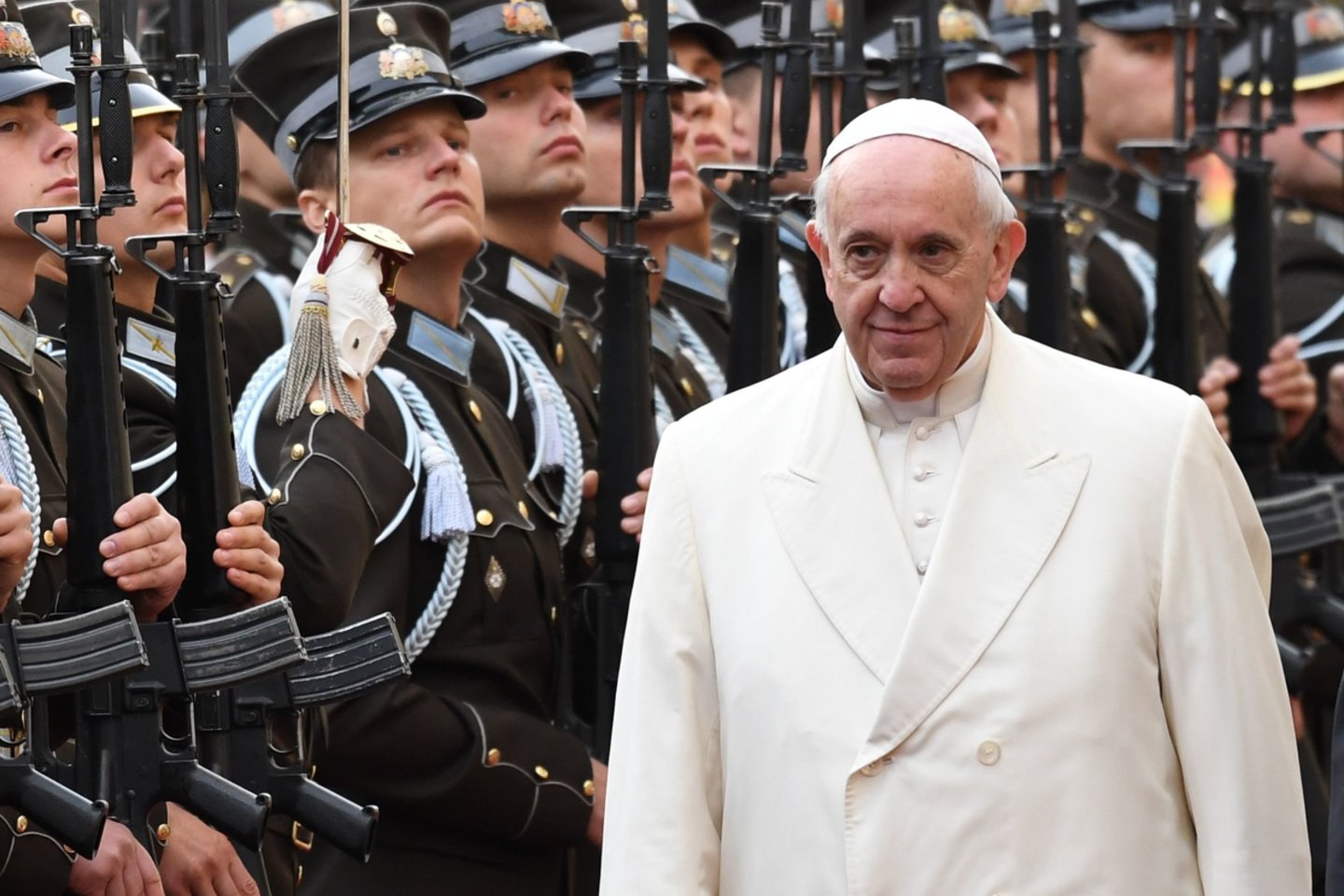 Popiežiaus vizitas Latvijoje.<br>AFP/Scanpix nuotr.