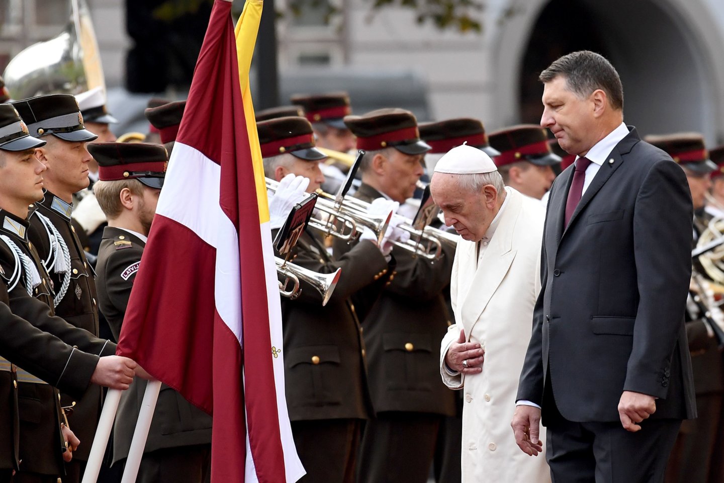 Popiežiaus vizitas Latvijoje.<br>AFP/Scanpix nuotr.