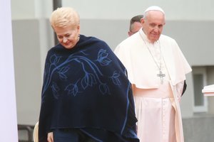 D. Grybauskaitė giria popiežiaus drąsą reformuoti Bažnyčią 