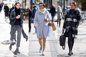 Rudeniškas oras vilniečius privertė traukti šiltesnius drabužius