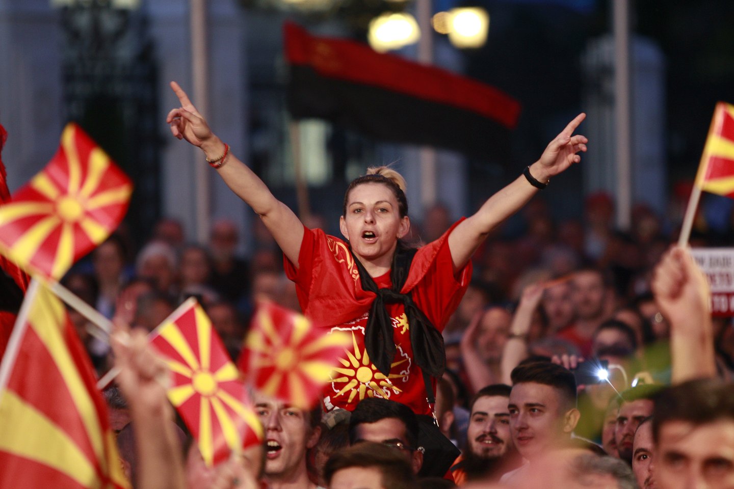  Jau šį sekmadienį 1,8 mln. balso teisę turinčių makedonų spręs ar užkasti karo kirvį su Graikija ir pakeisti šalies pavadinimą<br> Reuters/Scanpix nuotr.