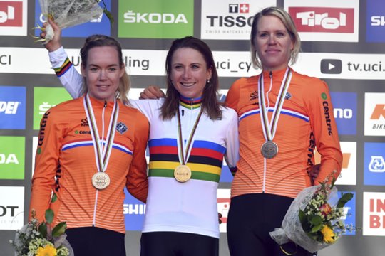 Olandžių triumfas pasaulio čempionate: užėmė visą prizininkių pakylą
