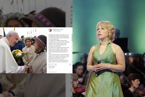 Po Eurikos Masytės pareiškimo – popiežiaus Pranciškaus žinutės priminimas