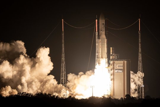 Į kosmosą pakilo jubiliejinė Europos raketa
