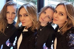 37-erių Asta Valentaitė su žinoma manekene apstulbino natūraliu grožiu