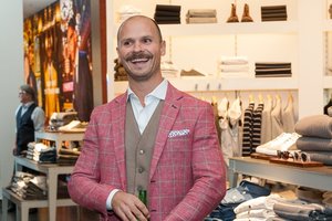 Neseniai išsiskyręs Audrius Bružas sužibėjo mados renginyje 