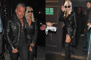 Su mylimuoju į filmo premjerą atvykusi Lady Gagą dangstė slaptą vietelę