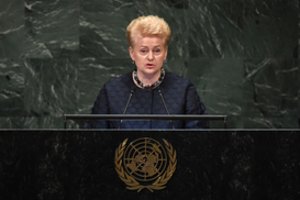 Dalia Grybauskaitė: „Globalizacija turi tamsiąją pusę, bet jos atmesti negalima“