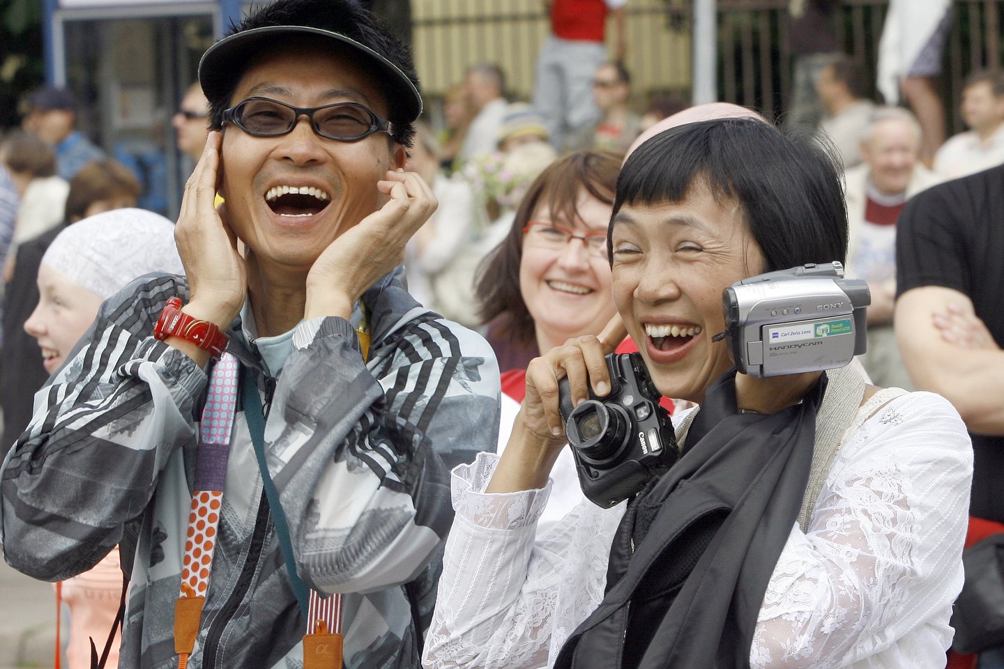  Japonai yra geidžiami turistai visame pasaulyje. Jie labai smalsūs, aktyvūs, tolerantiški, neriboja išlaidų suvenyrams.<br> R.Neverbicko nuotr. 