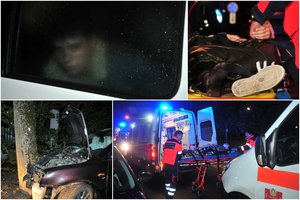 Košmaras Vilniuje: girto ir beteisio „Toyota“ nuo šaligatvio nušlavė 3 merginas ir nuvažiavo